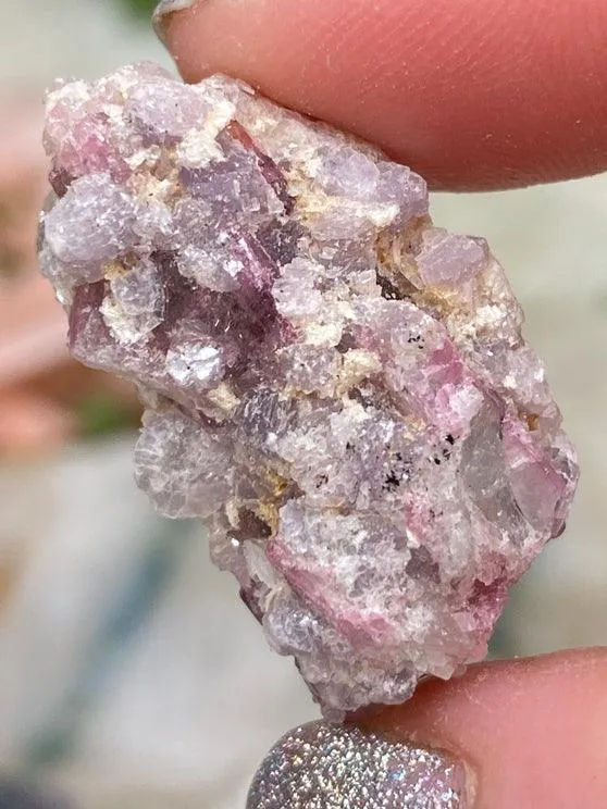 Mixed Tourmaline in Quartz