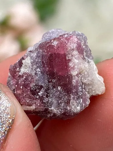 Mixed Tourmaline in Quartz