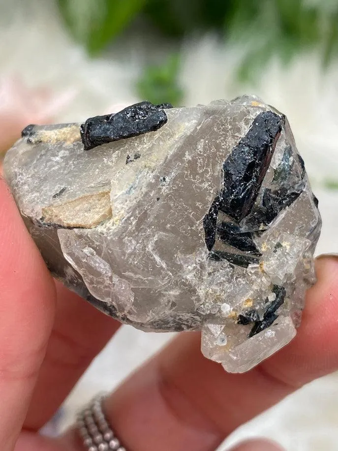 Mixed Tourmaline in Quartz