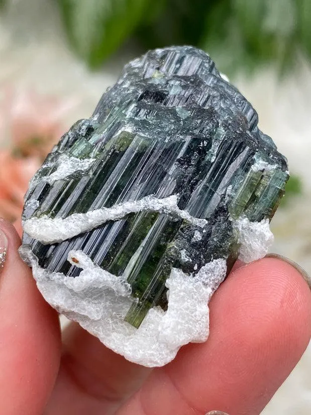 Mixed Tourmaline in Quartz