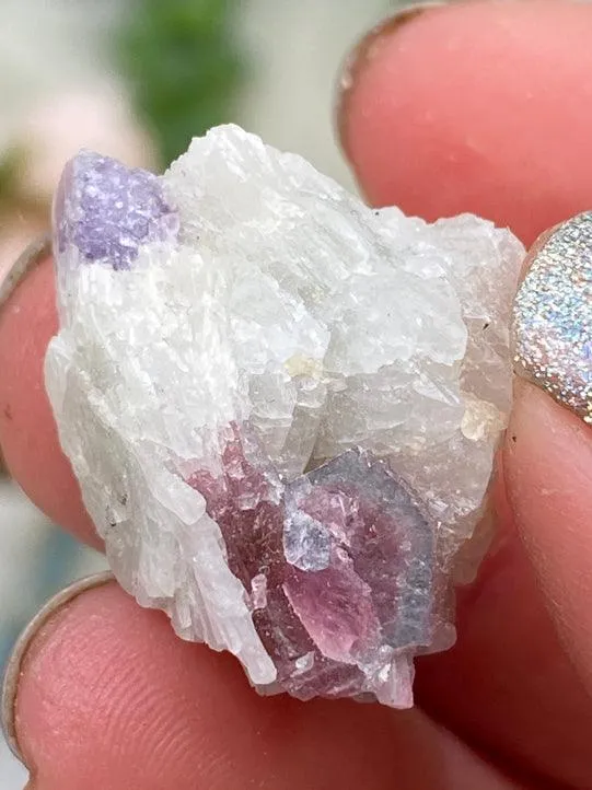 Mixed Tourmaline in Quartz