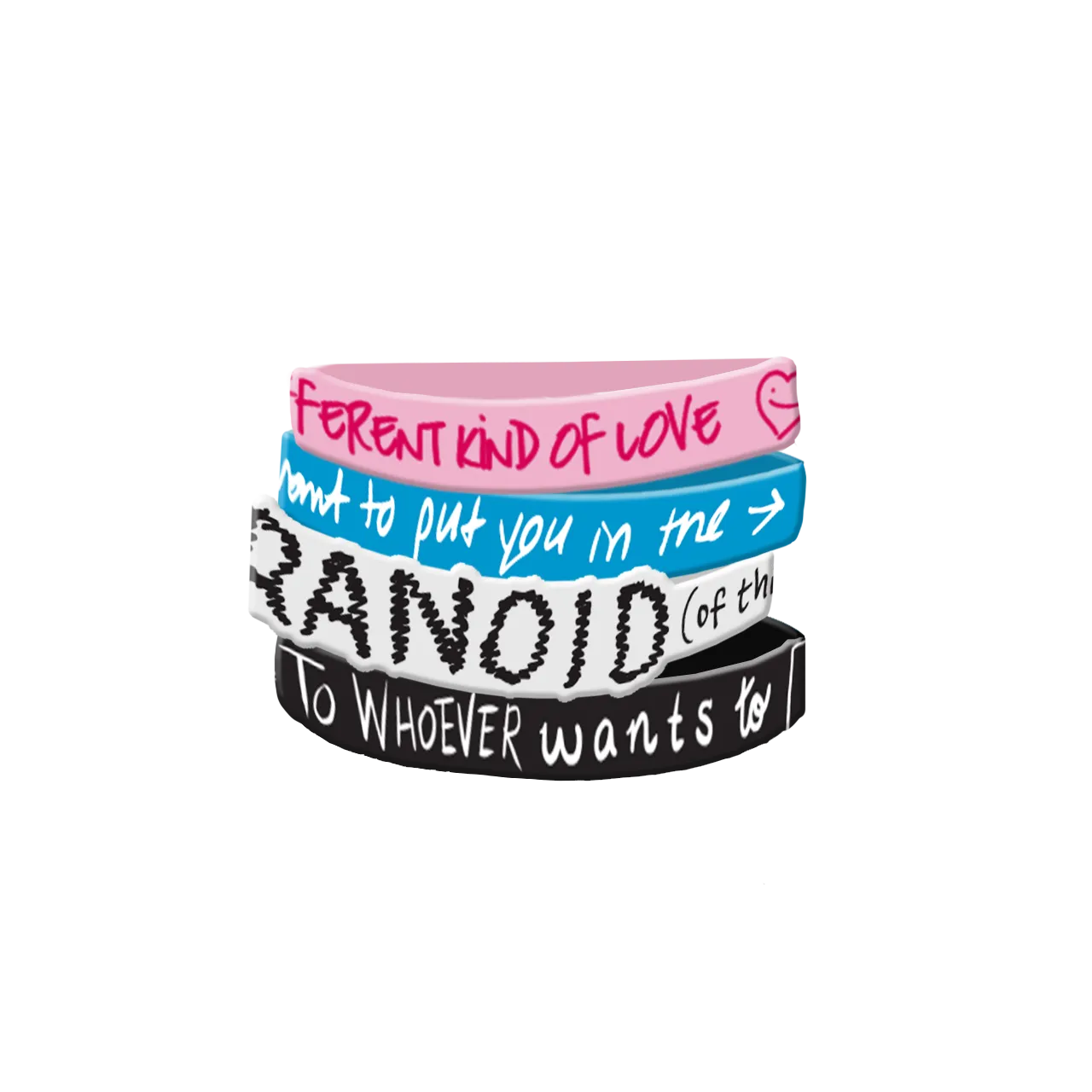 Paranoid EP Wristbands 4 Pack