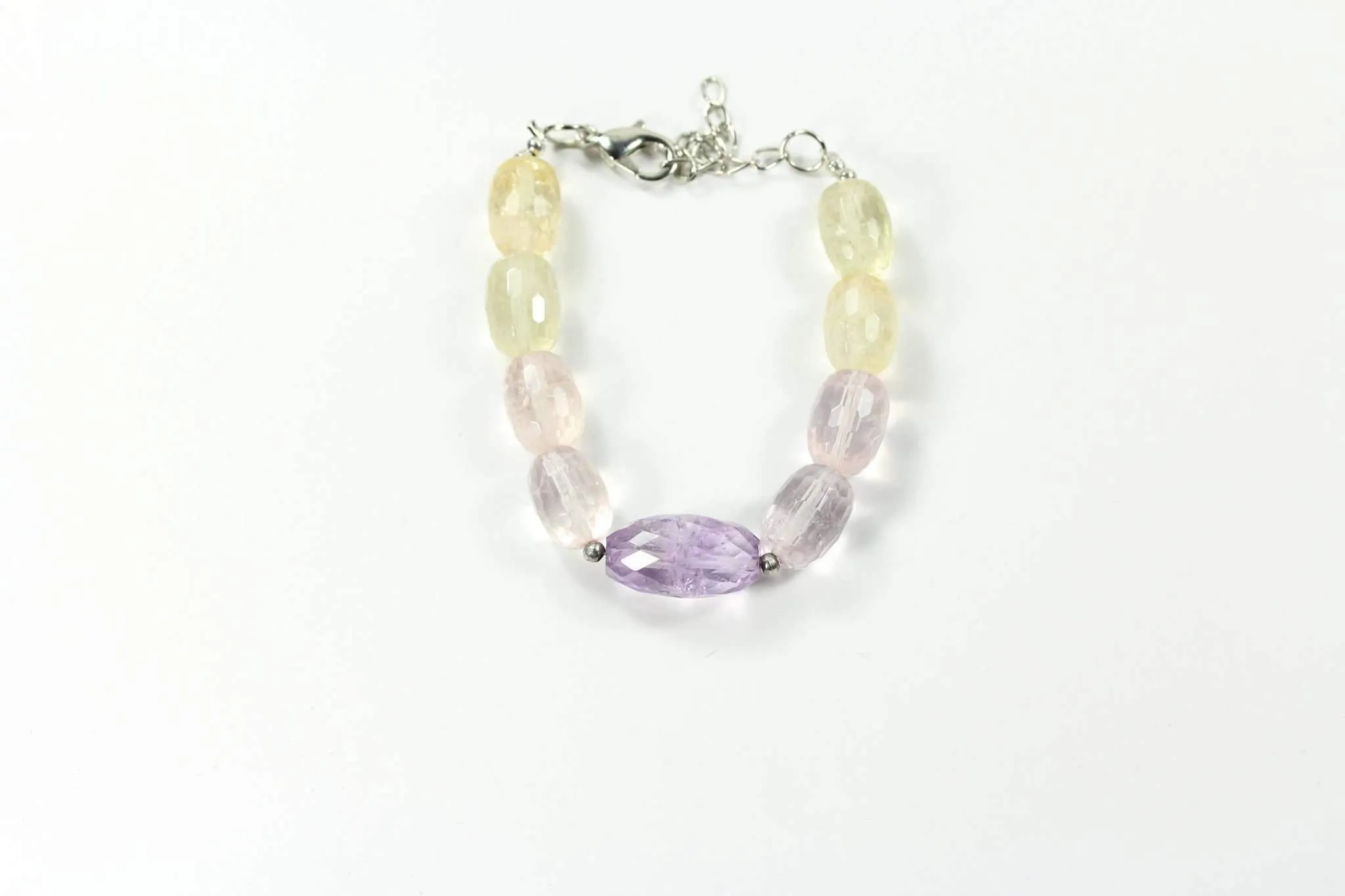 Pastel Sparkles Quartz Stone Bracelet