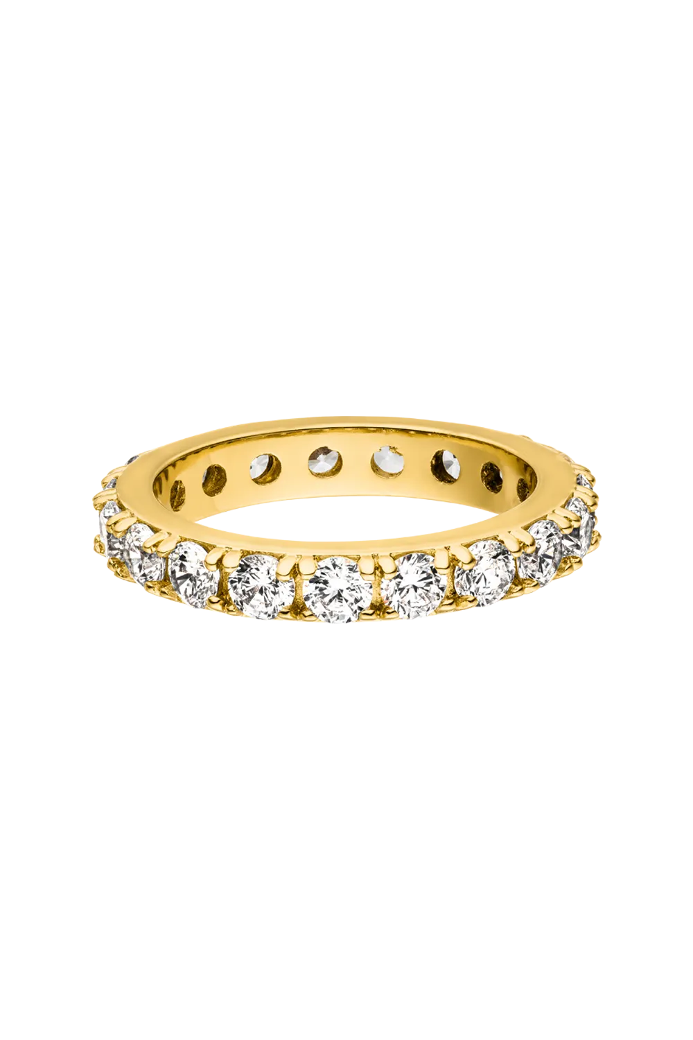 Pavé Ring Bold 14K Gold Plated