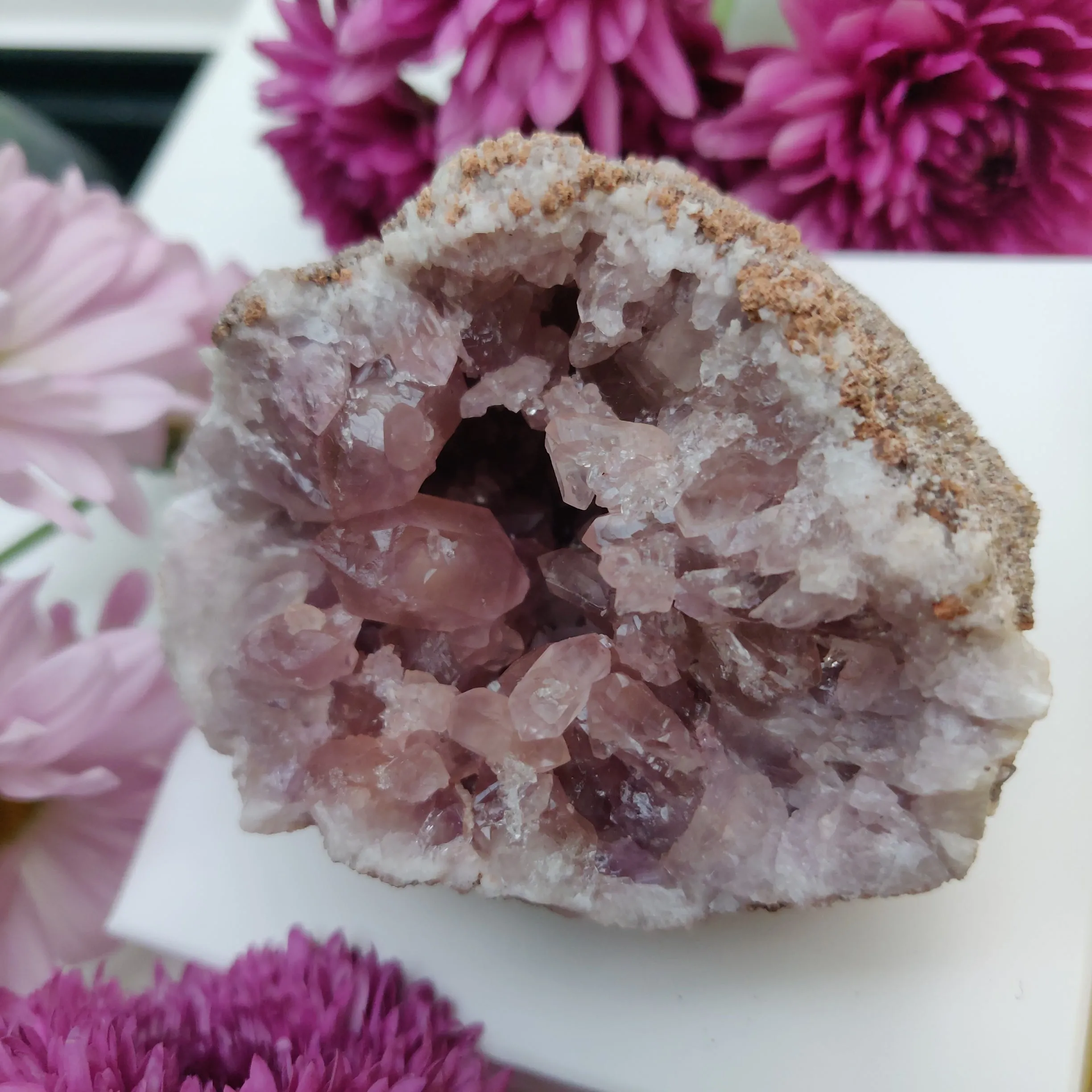 Pink Amethyst Geode (#M2)