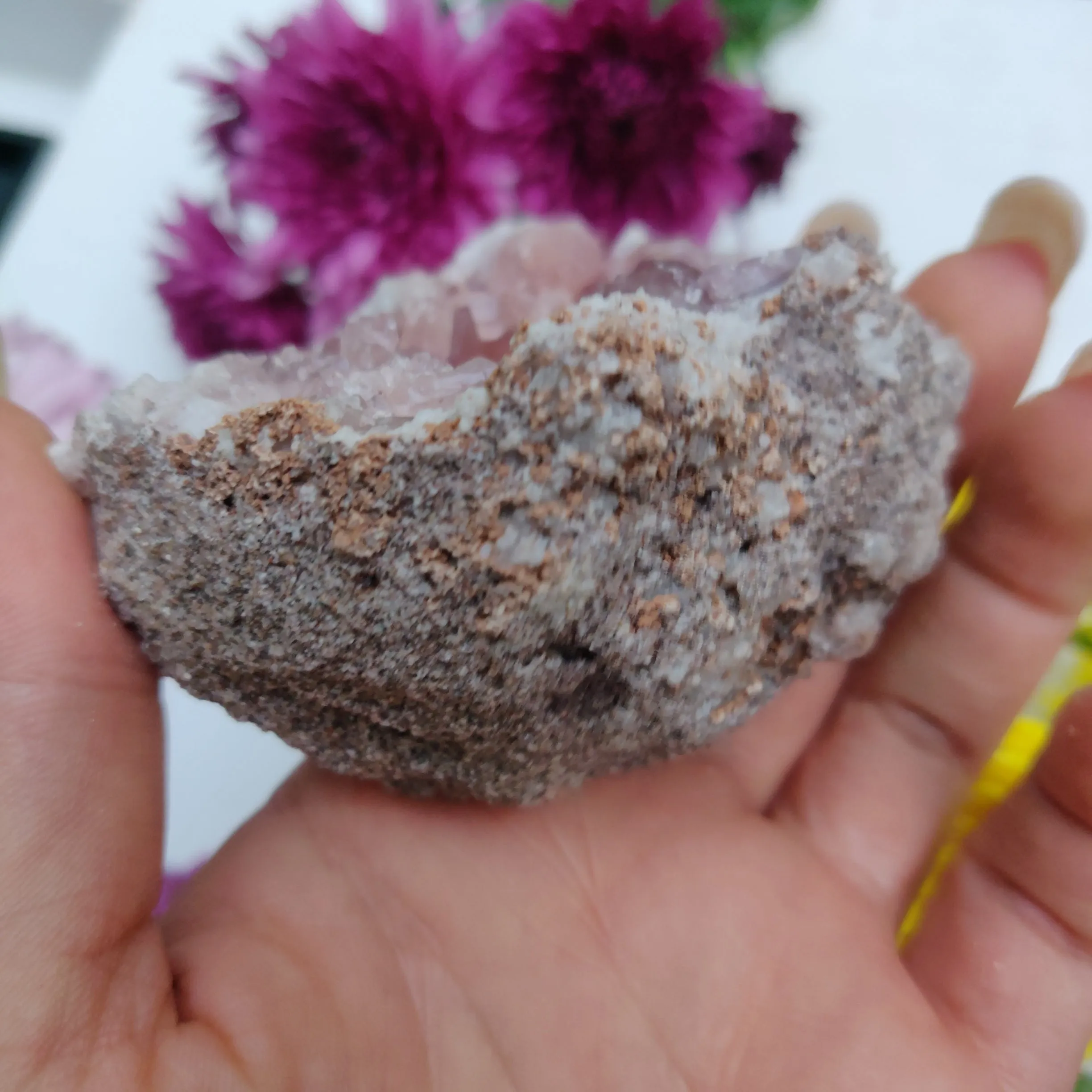 Pink Amethyst Geode (#M2)