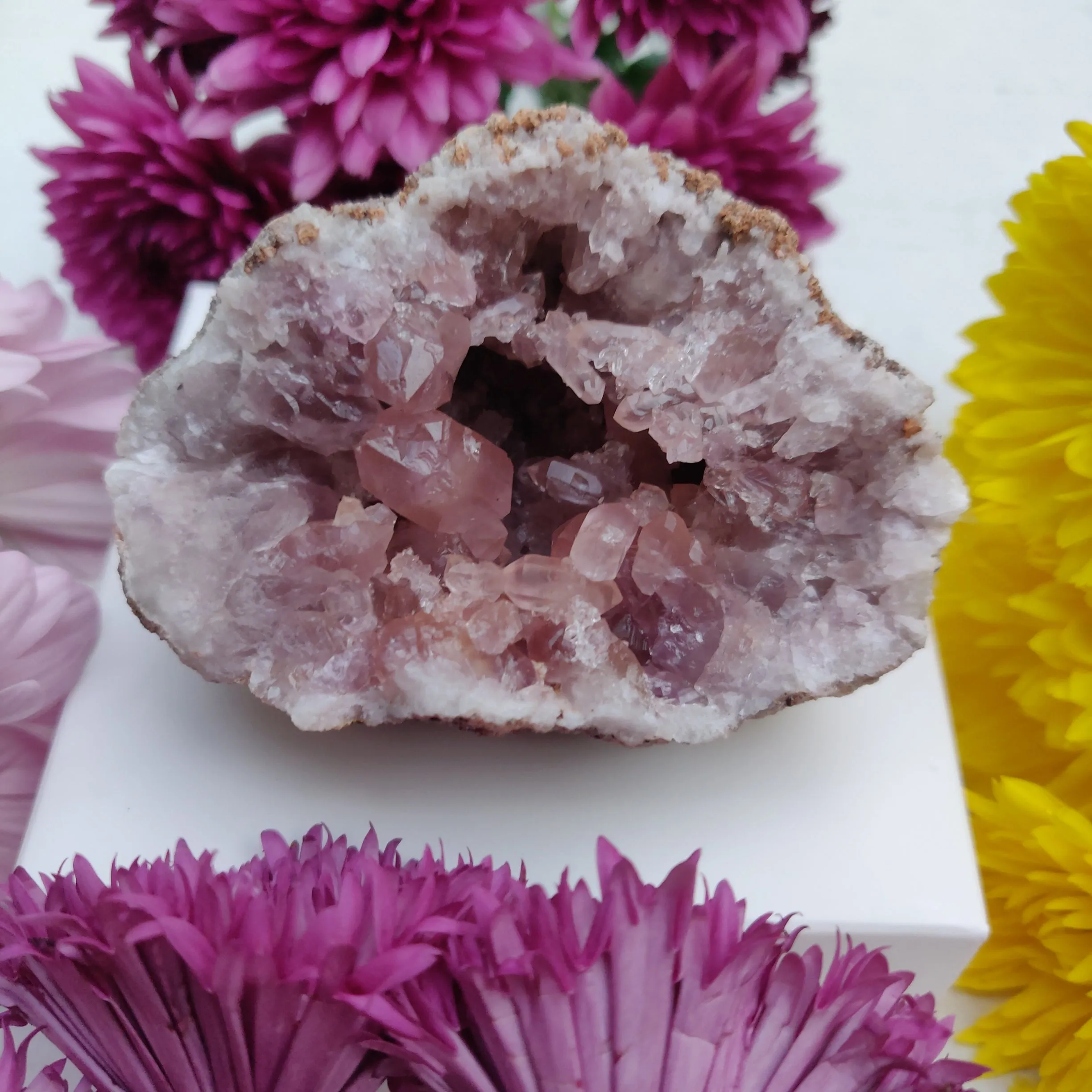 Pink Amethyst Geode (#M2)