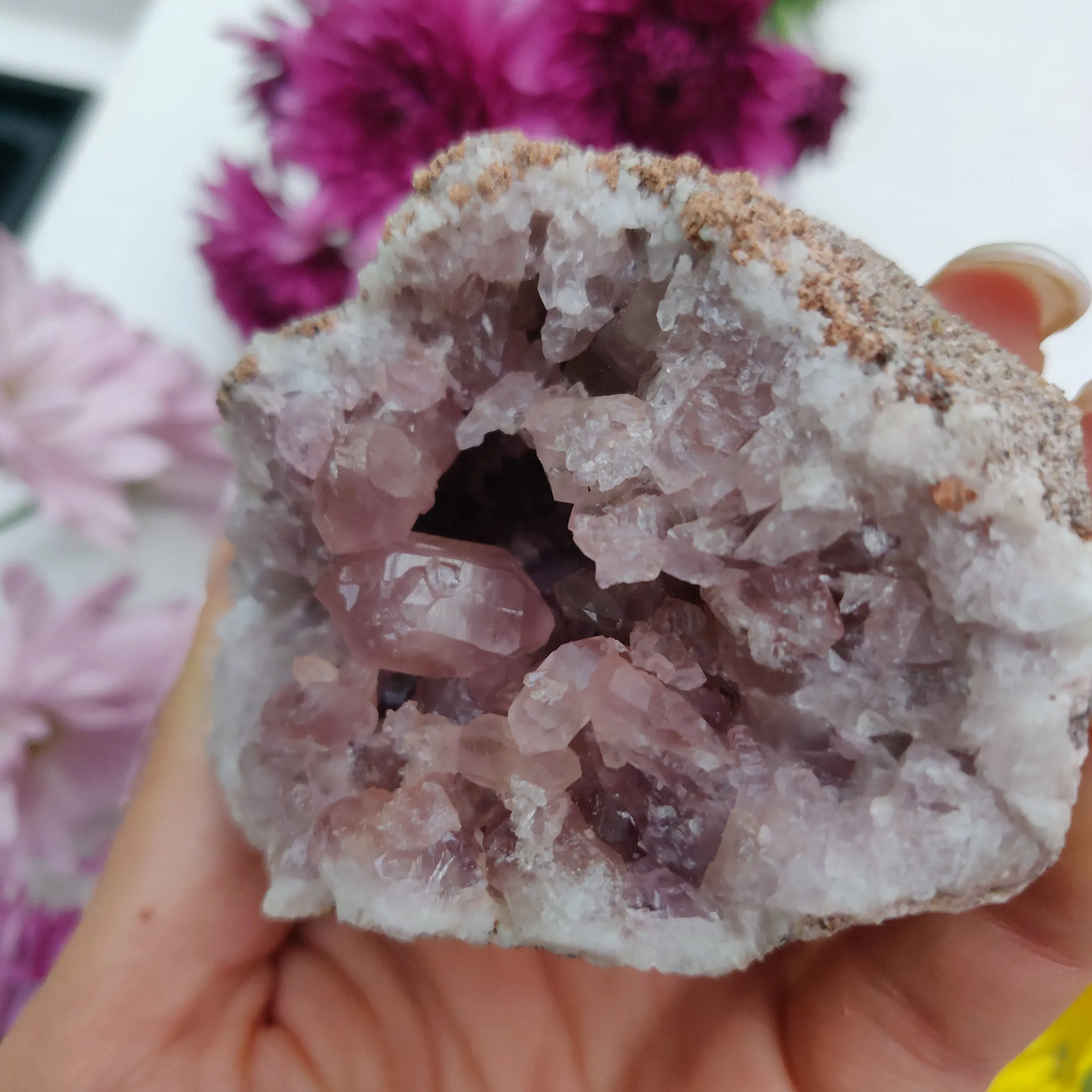 Pink Amethyst Geode (#M2)