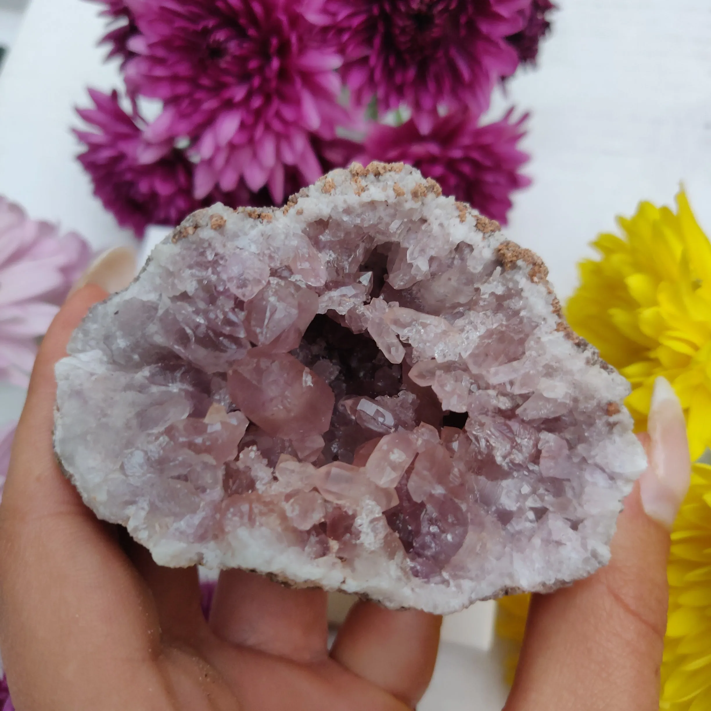 Pink Amethyst Geode (#M2)