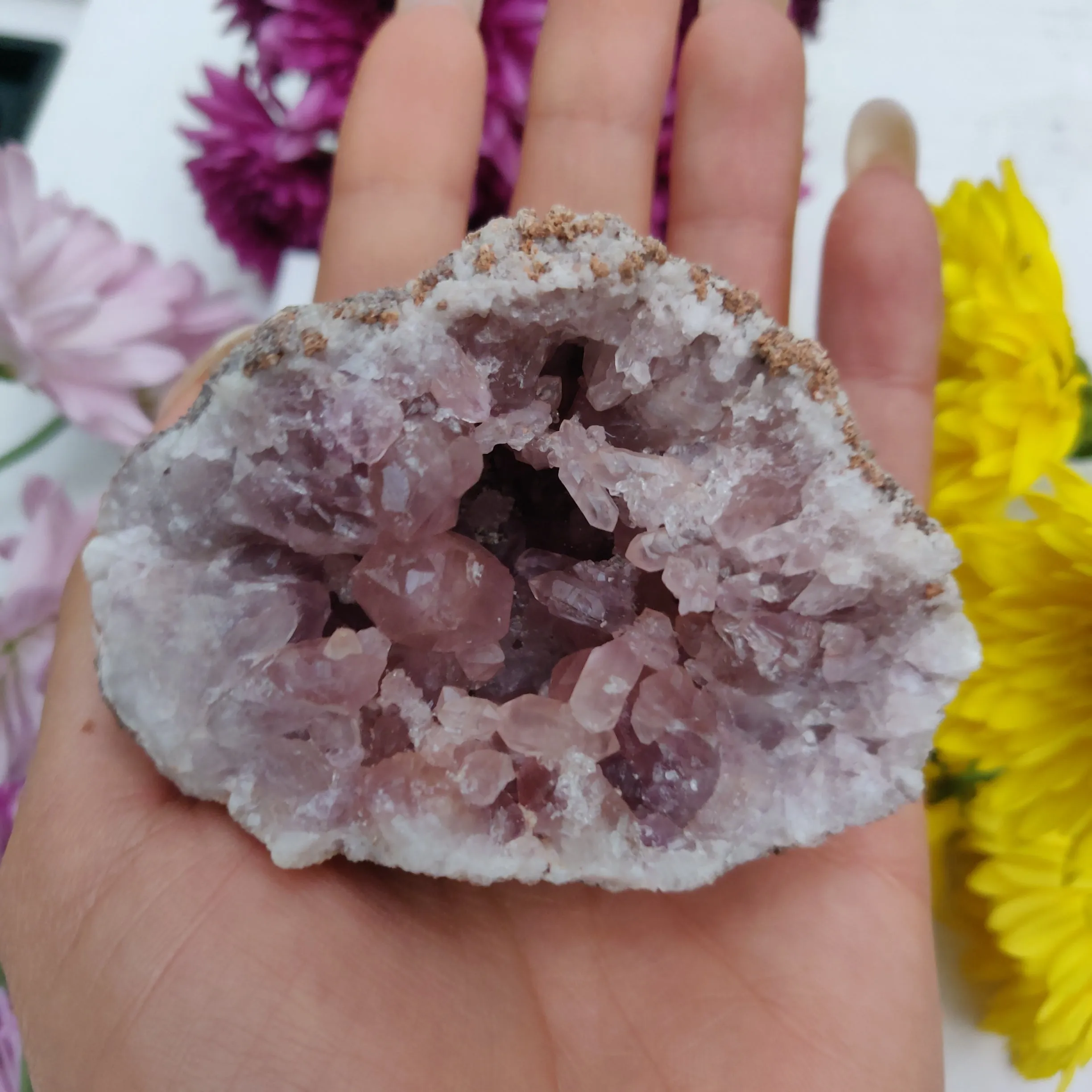 Pink Amethyst Geode (#M2)