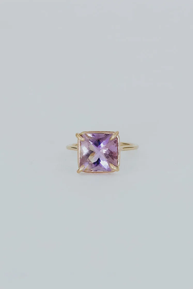 Prong Set Amethyst Ring