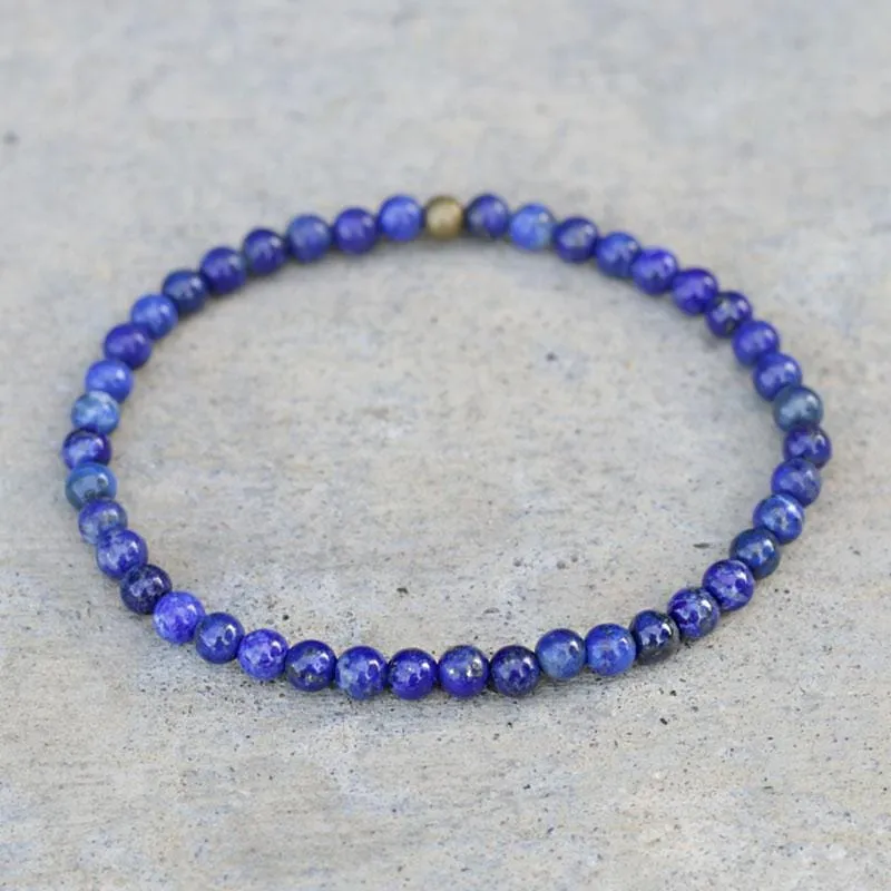 "Intuition" Lapis Lazuli Delicate Bracelet