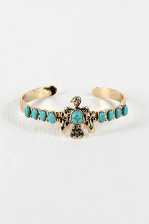 Rising Eagle Turquoise Bracelet