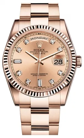 Rolex - Day-Date President Pink Gold - Fluted Bezel