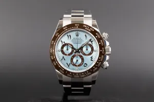 Rolex<br>116506 Daytona Platinum Ceramic 50th Anniversary Hindi Arabic Dial