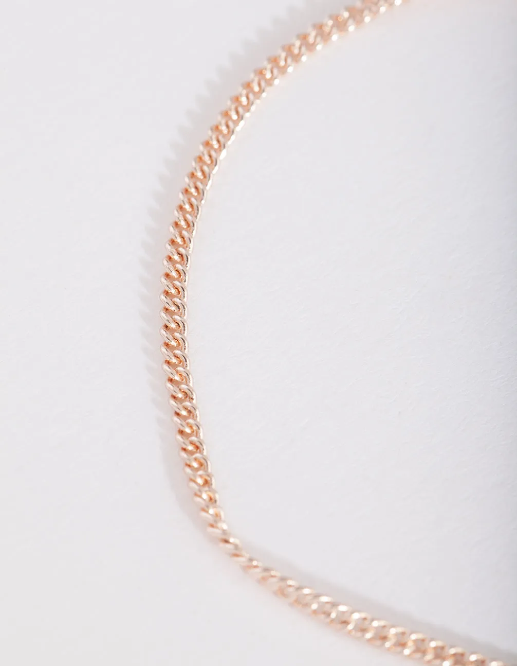 Rose Gold Fine Chain Bracelet