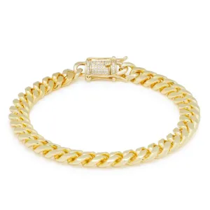 Solid Gold 8mm Miami Cuban Link Bracelet