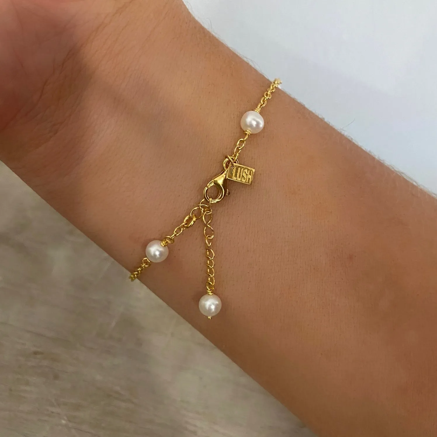 Stardust Pearl Bracelet Gold