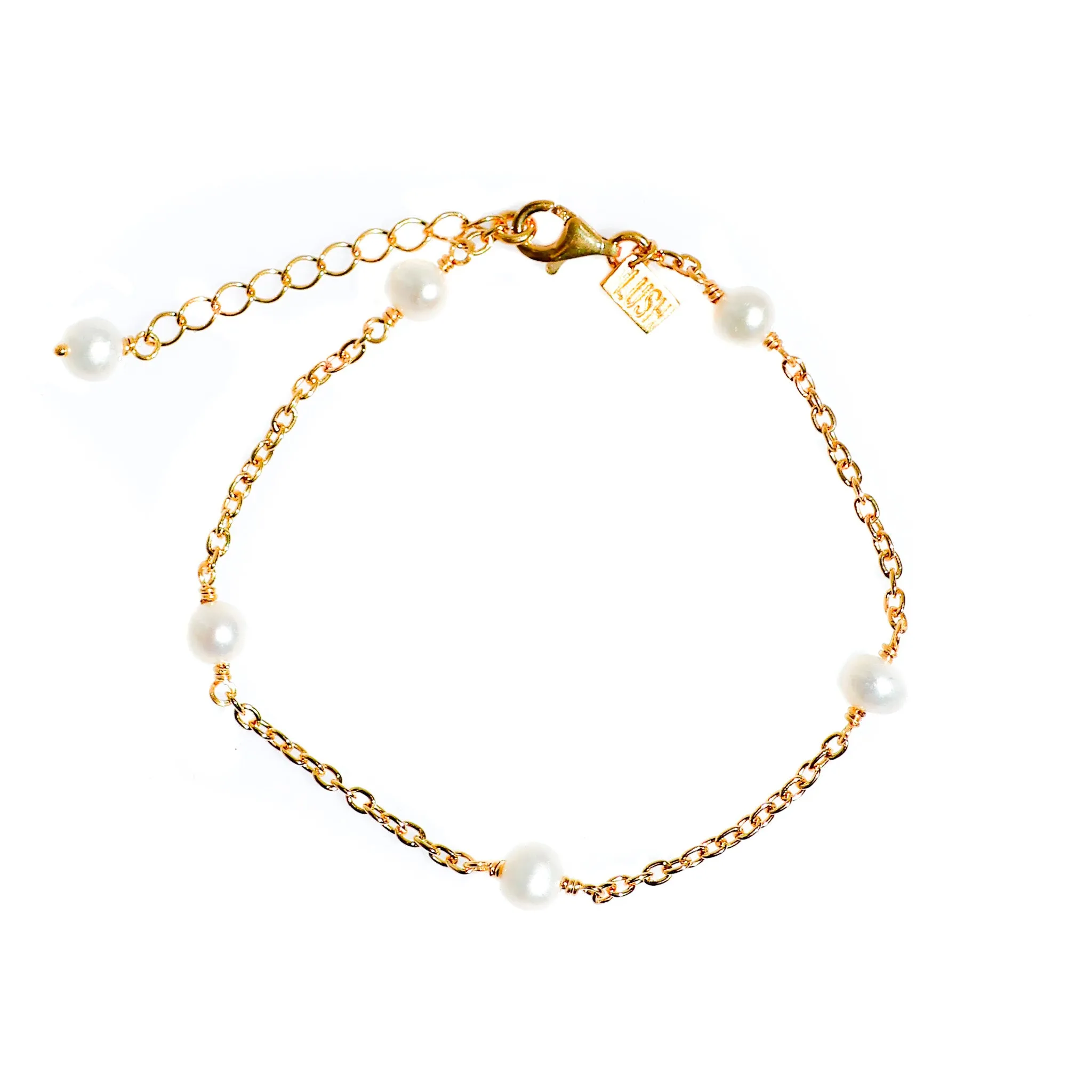 Stardust Pearl Bracelet Gold