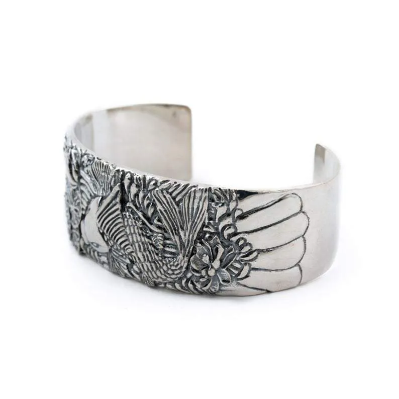 Sterling Silver "Koi" Cuff Bracelet