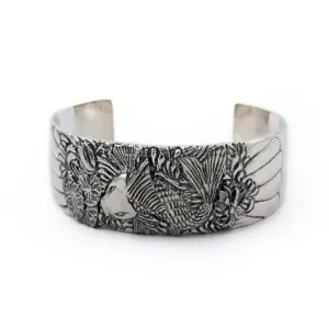 Sterling Silver "Koi" Cuff Bracelet