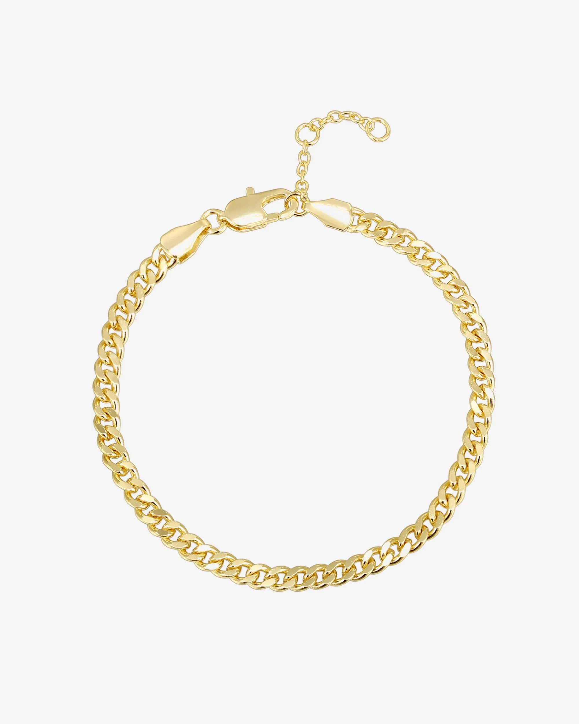 Vermeil Curb Chain Bracelet