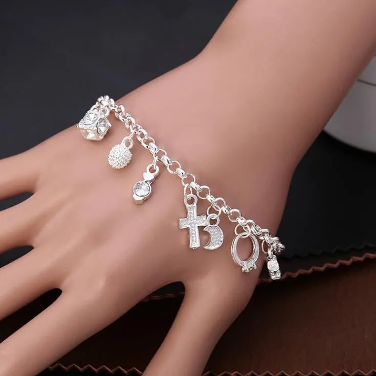 Women's Bracelets Fashion Jewelry Silver Plating Chain Bracelets